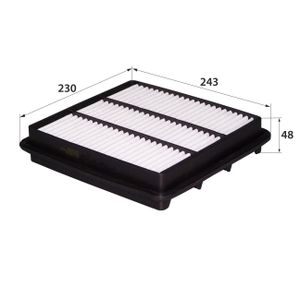 Фильтр воздушный Geely Atlas a1105e Rb-Exide