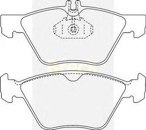 Комплект тормозных колодок, дисковый тормоз 21670 00 701 20 Breck