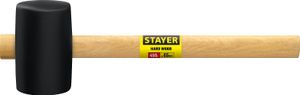 Чёрная резиновая киянка STAYER 450 г 2050565 Stayer