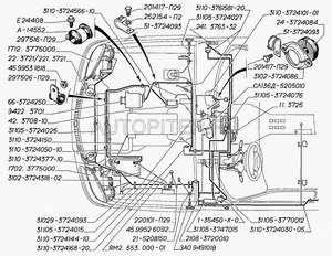 Реле электрические 311053747015 Газ