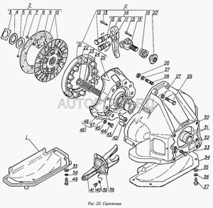 КАРТЕР СЦЕПЛЕНИЯ ГАЗ-2410 верх.часть 4021601015 Газ