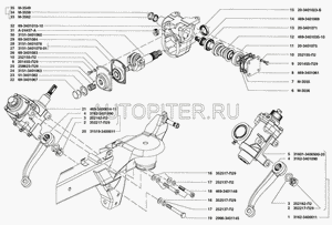 Сошка рулевого механизма для UAZ Hunter 2005> 31623401090 Уаз