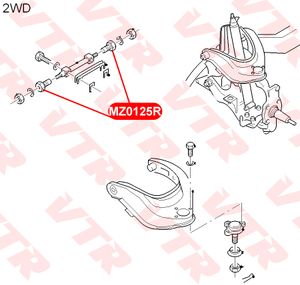 Сайлентблок переднего рычага для Ford Ranger 1998-2006 mz0125r Vtr