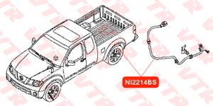 Датчик АБС задней подвески, левый NI2214BS Vtr