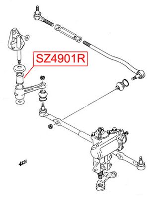 Втулка маятникового рычага для Suzuki X-90 (EL) 1995-1999 sz4901r Vtr