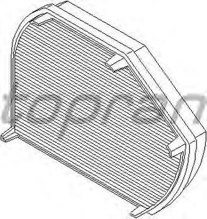 Фильтр, воздух во внутренном пространстве 400 202 Hans Pries