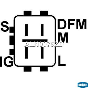 јвтозапчасть/√енератор ALN0079ZD Krauf
