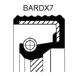 Уплотняющее кольцо, коленчатый вал 15011250B Corteco