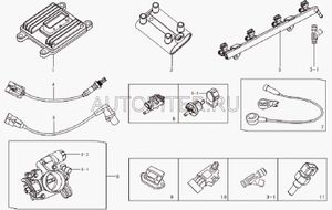 Модуль зажигания Лифан lba3705100b1 Lifan