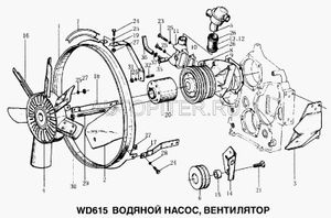 Прокладка термостата 614060024 614060024 Howo