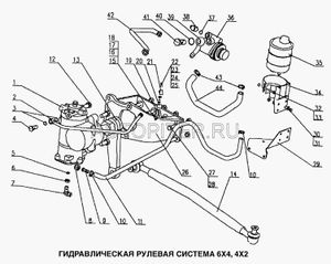 Сошка рулевая гидроусилителя к ZF8098 D-56 d-53 под наконечник d=27 wg9719470020 Howo
