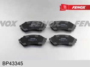 Комплект тормозных колодок bp43345 Fenox Комплект тормозных колодок bp43345 Fenox