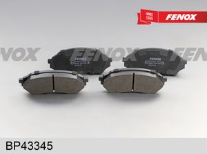 Комплект тормозных колодок bp43345 Fenox Комплект тормозных колодок bp43345 Fenox