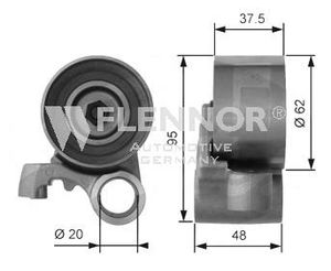 Натяжной ролик, ремень ГРМ FS99295 Flennor