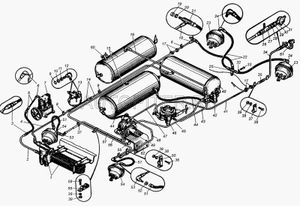 Клапан управления тормозами прицепа 1-о проводный 100352211010 Маз