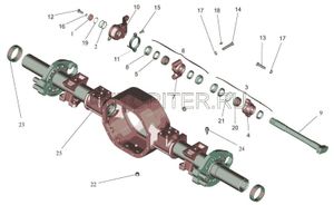 Стакан разжимного кулака МАЗ-ЗУБРЕНОК  (опора) 4370-3502024 (ОАО "МАЗ"[МАЗ]) 43703502024 Маз