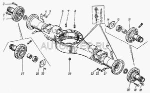 ЦапфаКАМАЗкулакаповоротногоправаяОАОКАМАЗ 43102304084 Камаз