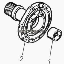 ЦапфаКАМАЗкулакаповоротногоправаяОАОКАМАЗ 43102304084 Камаз