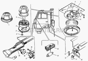 Реле поворотов РС-951А (Автоприбор г.Владимир) 57.3777-01 53203726010 Камаз