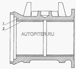 КАМАЗ 65202918074 втулка башмака балансира бронза 65202918074 Камаз