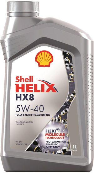 Моторное масло Shell Helix HX8 Synthetic 5W-40, 1л; 550046368 Shell