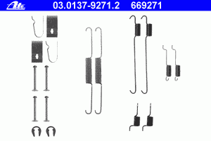 Комплектующие, тормозная колодка 03.0137-9271.2 Ate