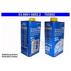 Тормозная жидкость DOT-4 1л.03.9901-5802.2.9500220 03.9901-5802.2 Ate