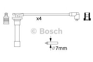 Комплект проводов зажигания 0 986 356 721 Bosch