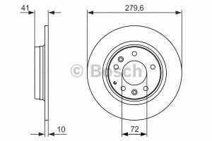 Тормозной диск 0 986 479 949 Bosch
