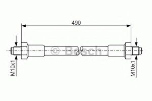 Тормозной шланг 1 987 476 276 Bosch