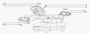 Лампа 6418 5W 12V OSRAM 21010374699800 Автоваз