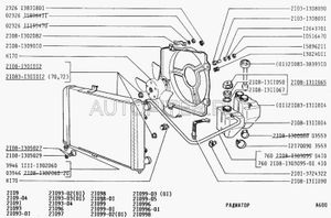 Расширительный бачок ВАЗ Лада 2108-15 БЕЗ ОТВ ПОД ДАТЧИК 21081311014 Автоваз