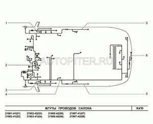 ЖГУТ ПРОВОДОВ 21902372403020 Автоваз