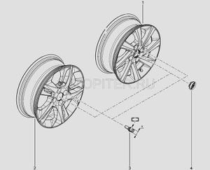 Диск литой Соленза R15 6J 403009793r Автоваз