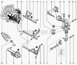 сальник коробки передач 7703087077 Автоваз
