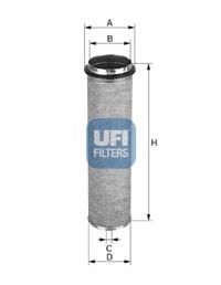 Воздушный фильтр 27.390.00 Ufi
