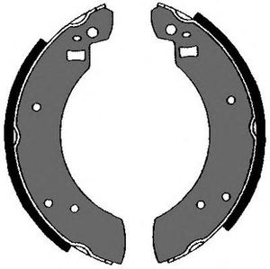 Комлект тормозных накладок 84117 Vema