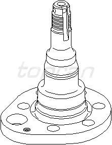 Цапфа ступицы SEAT: AROSA 97-04, CORDOBA 93-99, CORDOBA Vario 96-99, IBIZA II 93-99, TOLEDO I 91-99(00012) 102821756 Hans Pries