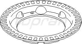 Ротор (электрооснащение) для VW Passat [B4] 1994-1996 110845755 Hans Pries