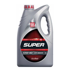 ЛУКОЙЛ СУПЕР 10W-40, п/синт. 4л. Моторное масло