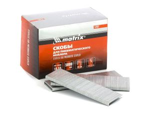 Скобы для пневматического степлера 38мм 18GA, 1,25х1мм (5000шт) MATRIX 57667 Matrix