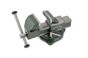 Тиски слесарные поворотные с наковальней ТСС-100 392400 Дело Техники