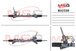 Рулевая рейка с ГУР восстановленная Mazda CX-9 2007-2016 ma220r Msg
