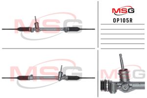 Рулевая рейка без ГУР восстановленная OPEL Corsa D 2006-2014 op105r Msg