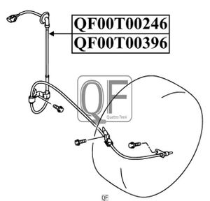 ИМПУЛЬСНЫЙ ДАТЧИК ABS QF00T00246 Quattro Freni