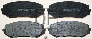 Тормозные колодки для иностранных АМ qf80900 Quattro Freni