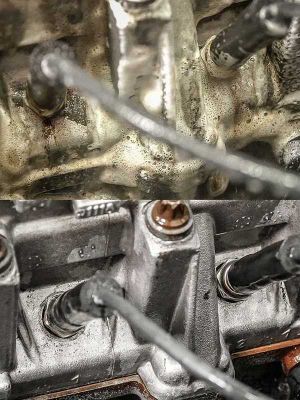 Очиститель двигателя от масляных загрязнений LAVR, 500 мл / Ln1503