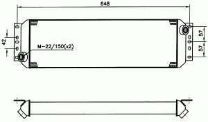 масляный радиатор, двигательное масло 31088 Nrf