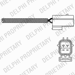 Лямбда-зонд ES20239-12B1 Delphi