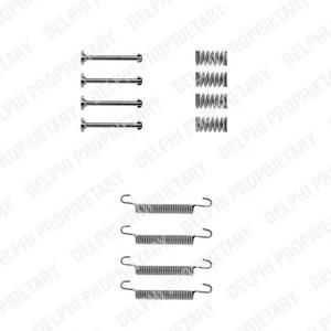 К-кт установочный колодок ручных для Opel Vectra B 1999-2002 LY1115 Delphi
